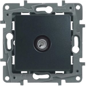 Розетка TV звезда 2дБ Legrand Etika 672651 (антрацит)
