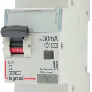 Автоматический выключатель дифференциального тока DX³ 6000 - 10 кА - тип характеристики С - 1П+Н - 230 В~ - 25 А - тип AС - 30 мА - 2 модуля — изображение 3