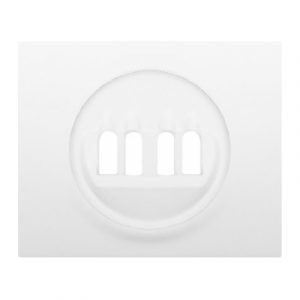 Лицевая панель для двойной розетки для колонки - Белый - Galea Life — изображение 1