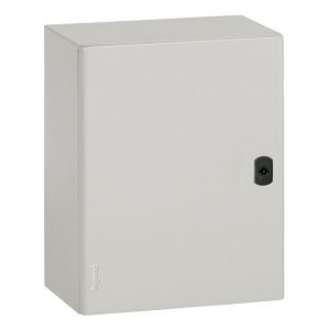 Металлический шкаф Atlantic - IP55 IK10 - RAL 7035 - 400x300x200 - вертикальный — изображение 1