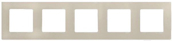 Рамка 5 постов Legrand Etika 672515 (слоновая кость)