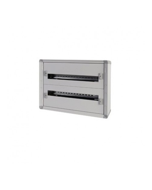 3b84c9dc-eee3-45ec-8234-c9f72611dd0a-1 Распределительный шкаф с металлическим корпусом XL³ 160 - для модульного оборудования - 2 рейки - 450x575x147