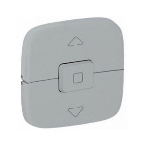 Лицевая панель для выключателя жалюзи и рольставней. Алюминий. Valena ALLURE — изображение 1