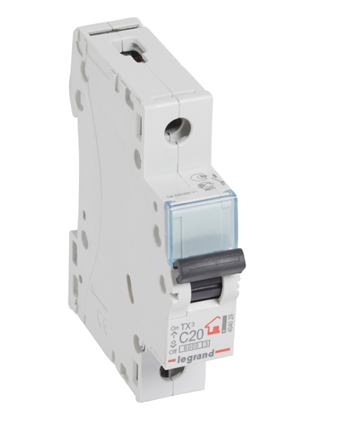 Автоматический выключатель Legrand 404029 1П C20A TX3 6000/6kA