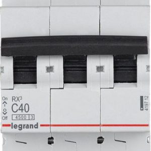 Автоматический выключатель Legrand 419712 3П C 40А RX3 4,5kA