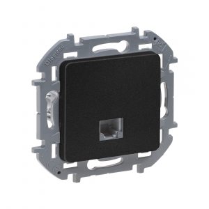 Телефонная розетка RJ11 Legrand Inspiria 673823 антрацит — изображение 1
