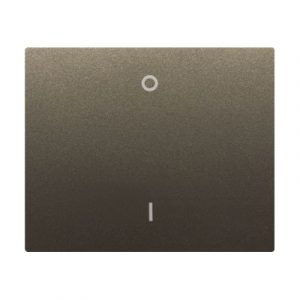 Клавиша двухполюсная 0/1 - Тёмная бронза - Galea Life — изображение 1