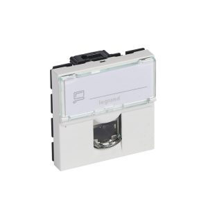 Розетка 2xRJ45 Cat.6 Legrand Mosaic