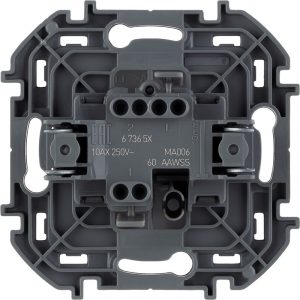 Переключатель одноклавишный Legrand Inspiria 673650 10 AX 250 В белый