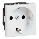 Розетка 2к+З Legrand Mosaic 077210 (белая)