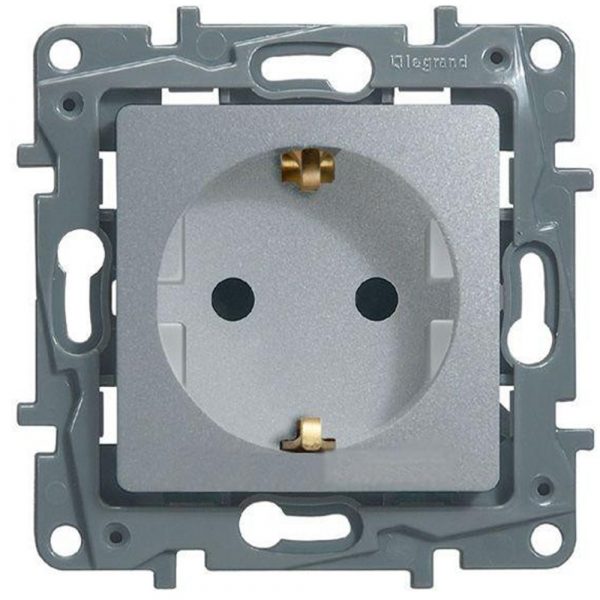 Розетка телефонная Legrand Etika 672640 (антрацит)