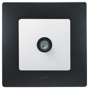 Розетка TV «звезда» 2 дБ 02400 мГц Legrand Etika белый — изображение 3