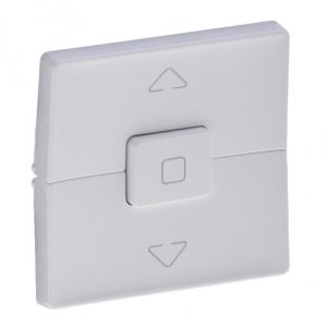 Лицевая панель для выключателя жалюзи и рольставней. Белая. Valena LIFE — изображение 1