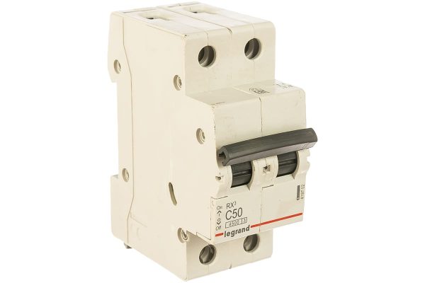 Автоматический выключатель Legrand 419702 2П C50A RX3 4500/4,5kA