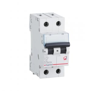 Автоматический выключатель Legrand 404046 2П C40A TX3 6000/6kA — изображение 1