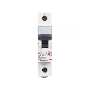 Автоматический выключатель Legrand 404033 1П C50A TX3 6000/6kA