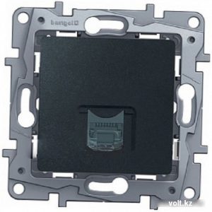 Розетка телефонная Legrand Etika 672640 (антрацит)