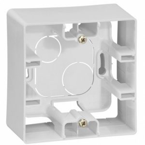 Коробка для накладного монтажа высотой 41 мм, Белый. Cariva — изображение 1