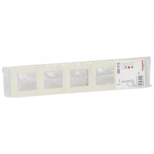 Рамка 5 постов Legrand Etika 672515 (слоновая кость)