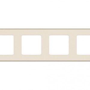 Рамка декоративная универсальная Legrand 673961 Inspiria 4 поста слоновая кость — изображение 6