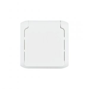 Розетка с крышкой Legrand Forix 16A 250В IP44 накладная белый