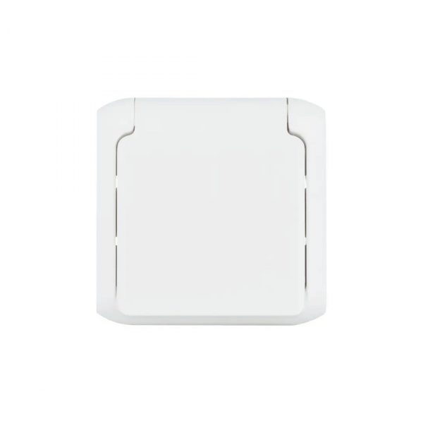 Розетка с крышкой Legrand Forix 16A 250В IP44 накладная белый