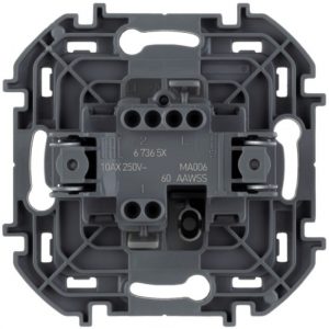 Переключатель одноклавишный Legrand 673652 Inspiria с/у алюминий
