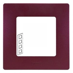 Рамка 4 поста цвет Сливовый ETIKA — изображение 1