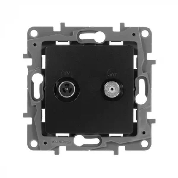 Розетка телевизионная Legrand Etika 672657 (антрацит)