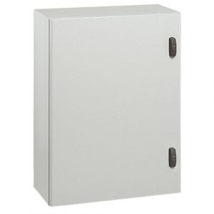 Металлический шкаф Atlantic - IP55 IK10 - RAL 7035 - 1000x600x300 - вертикальный — изображение 1