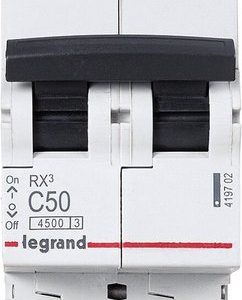 Автоматический выключатель Legrand 419702 2П C50A RX3 4500/4,5kA — изображение 5
