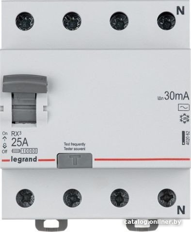 ВДТ Legrand 402062 4П 25А АC RX3 30мA