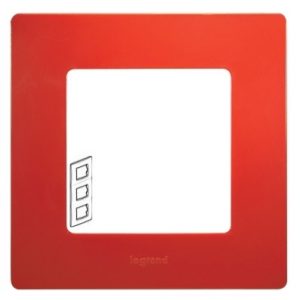 Рамка - 3 поста - Etika - сливовый — изображение 1