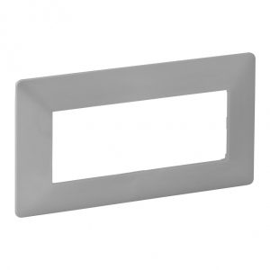 Рамка "Алюминий". 5 модулей. Valena LIFE — изображение 1