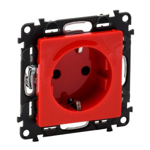 VLN-l КРСН Розетка 2К+З с/штор 753129 — изображение 1