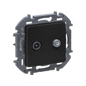 Розетка TV/SAT "звезда" Legrand Inspiria 673883 антрацит — изображение 2