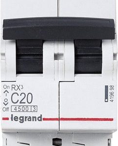 Автоматический выключатель Legrand 419698 2П C 20A RX3 4,5kA