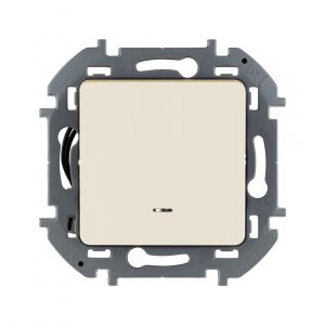 Переключатель одноклавишный с подсветкой Legrand 673661 Inspiria с/у слоновая кость — изображение 5