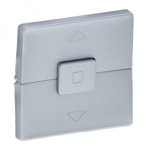 Лицевая панель для выключателя жалюзи и рольставней. Алюминий. Valena LIFE — изображение 1