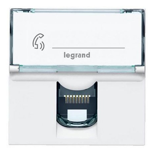 Розетка 2xRJ45 Cat.6 Legrand Mosaic
