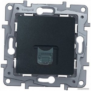 Розетка телефонная Legrand Etika 672640 (антрацит)