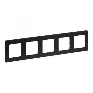 Рамка 5 постов Legrand Inspiria 673973 антрацит — изображение 4