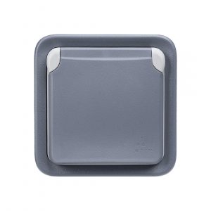 Розетка Legrand Plexo 2К+3 накл.нем.ст.16A 250В IP55 серый — изображение 4