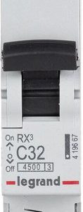 Автоматический выключатель Legrand 419667 1П C 32A RX3 4,5kA — изображение 8