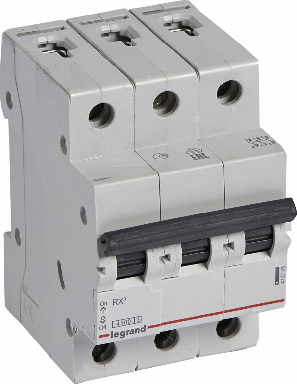 Автоматический выключатель Legrand 419712 3П C 40А RX3 4,5kA