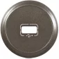 067950 CLN2 Накл. розетки USB Графит