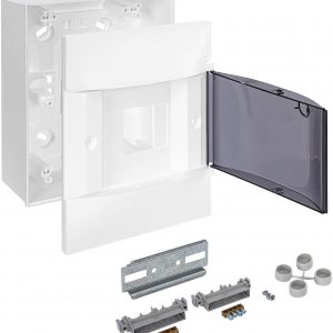Щиток пластиковый навесной Practibox S 1х4 дым. дверь Legrand 134614 — изображение 14