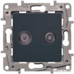 Розетка телевизионная Legrand Etika 672657 (антрацит)