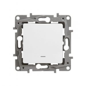 Выключатель с подсветкой Legrand Etika 10 A 250 В 672203 (белый)