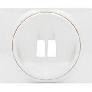 Лицевая панель для одиночной розетки для колонок - Белый - Galea Life — изображение 1